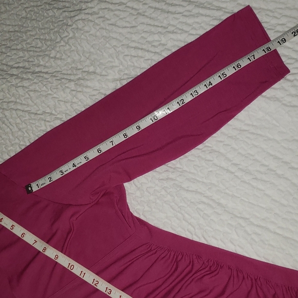 Pink Front Crossed Top. Scrunched - Picture 9 of 10